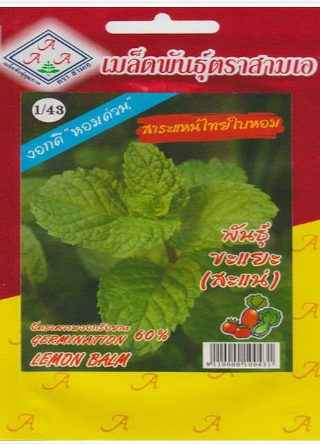 lemon balm mint seeds (op) – fresh citrus aroma | 60% germination | best sowing march–may | 98% purity